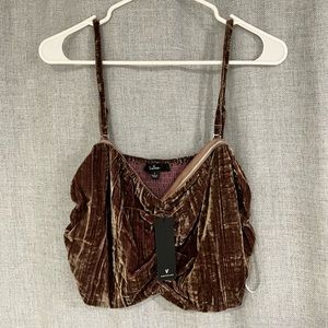 Going out velvet top!